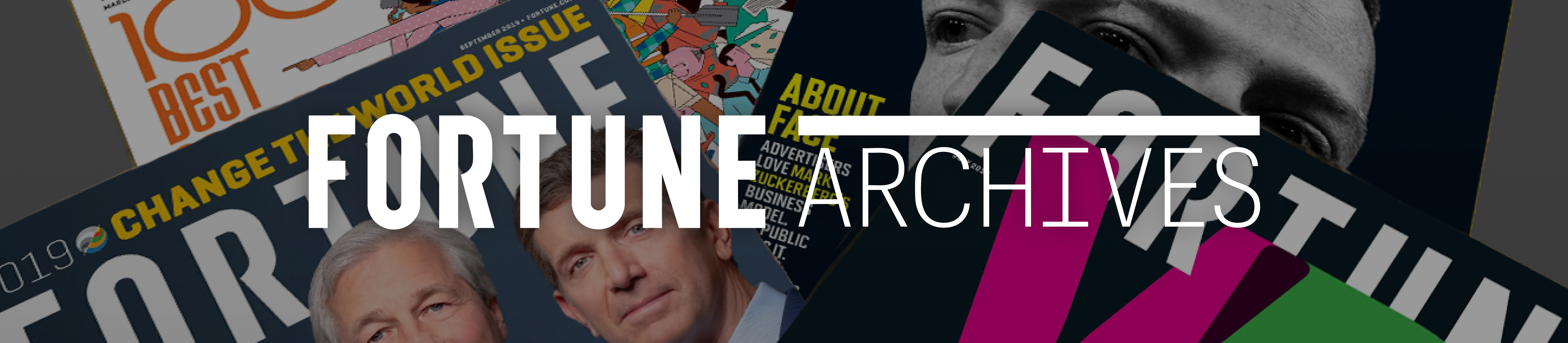 Login banner for Fortune Archive